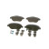 Brake Pad Set, disc brake BP1068 Bosch