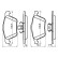 Brake Pad Set, disc brake BP1069 Bosch, Thumbnail 5