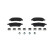 Brake Pad Set, disc brake BP1075 Bosch, Thumbnail 2