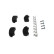 Brake Pad Set, disc brake BP1075 Bosch, Thumbnail 3