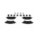 Brake Pad Set, disc brake BP1075 Bosch, Thumbnail 4
