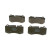 Brake Pad Set, disc brake BP1078 Bosch