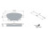 Brake Pad Set, disc brake BP1082 Bosch, Thumbnail 3