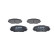 Brake Pad Set, disc brake BP1085 Bosch, Thumbnail 5