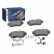 Brake Pad Set, disc brake BP1102 Bosch, Thumbnail 6