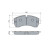 Brake Pad Set, disc brake BP1104 Bosch