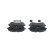 Brake Pad Set, disc brake BP1104 Bosch, Thumbnail 4