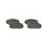 Brake Pad Set, disc brake BP1106 Bosch