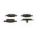 Brake Pad Set, disc brake BP1107 Bosch, Thumbnail 3