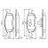 Brake Pad Set, disc brake BP1107 Bosch, Thumbnail 5