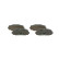 Brake Pad Set, disc brake BP1108 Bosch, Thumbnail 3