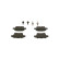 Brake Pad Set, disc brake BP1110 Bosch, Thumbnail 3