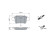 Brake Pad Set, disc brake BP1110 Bosch, Thumbnail 5