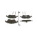 Brake Pad Set, disc brake BP1112 Bosch, Thumbnail 3