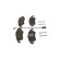 Brake Pad Set, disc brake BP1112 Bosch, Thumbnail 4