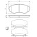 Brake Pad Set, disc brake BP1115 Bosch, Thumbnail 6
