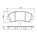 Brake Pad Set, disc brake BP1116 Bosch, Thumbnail 7