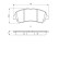 Brake Pad Set, disc brake BP1116 Bosch, Thumbnail 8