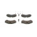 Brake Pad Set, disc brake BP1117 Bosch, Thumbnail 3