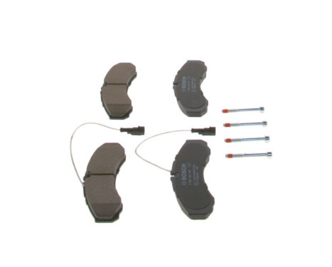 Brake Pad Set, disc brake BP1117 Bosch, Image 4