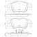 Brake Pad Set, disc brake BP1118 Bosch, Thumbnail 6