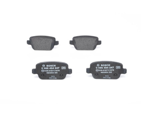 Brake Pad Set, disc brake BP1119 Bosch