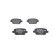 Brake Pad Set, disc brake BP1119 Bosch