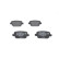 Brake Pad Set, disc brake BP1119 Bosch, Thumbnail 3