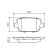 Brake Pad Set, disc brake BP1119 Bosch, Thumbnail 7