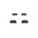 Brake Pad Set, disc brake BP1120 Bosch, Thumbnail 4