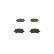 Brake Pad Set, disc brake BP1120 Bosch, Thumbnail 6