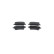 Brake Pad Set, disc brake BP1120 Bosch, Thumbnail 4
