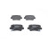 Brake Pad Set, disc brake BP1121 Bosch, Thumbnail 5