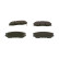 Brake Pad Set, disc brake BP1122 Bosch