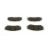 Brake Pad Set, disc brake BP1122 Bosch, Thumbnail 3