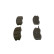 Brake Pad Set, disc brake BP1122 Bosch, Thumbnail 4