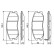 Brake Pad Set, disc brake BP1122 Bosch, Thumbnail 5