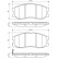 Brake Pad Set, disc brake BP1122 Bosch, Thumbnail 6