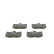 Brake Pad Set, disc brake BP1124 Bosch, Thumbnail 6