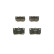 Brake Pad Set, disc brake BP1125 Bosch, Thumbnail 6