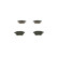 Brake Pad Set, disc brake BP1127 Bosch, Thumbnail 2