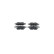 Brake Pad Set, disc brake BP1127 Bosch, Thumbnail 2