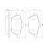 Brake Pad Set, disc brake BP113 Bosch, Thumbnail 5