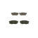Brake Pad Set, disc brake BP1130 Bosch, Thumbnail 2