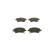 Brake Pad Set, disc brake BP1132 Bosch, Thumbnail 4