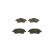 Brake Pad Set, disc brake BP1132 Bosch, Thumbnail 6