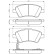 Brake Pad Set, disc brake BP1132 Bosch, Thumbnail 8