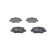 Brake Pad Set, disc brake BP1133 Bosch, Thumbnail 4