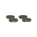 Brake Pad Set, disc brake BP1136 Bosch