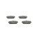 Brake Pad Set, disc brake BP1136 Bosch, Thumbnail 6